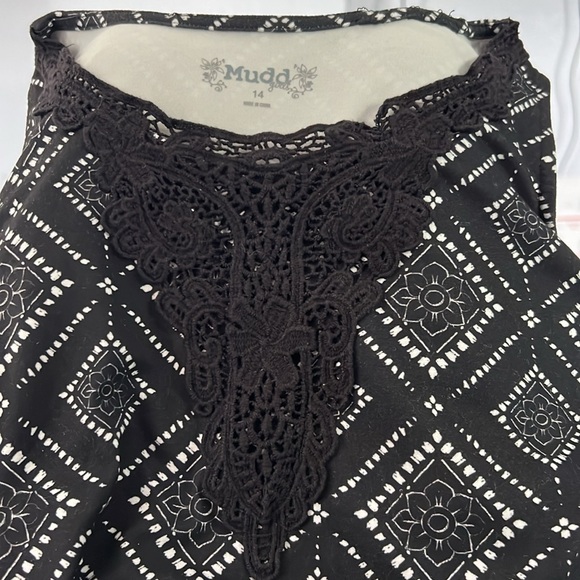 MUDD Girls Short Sleeve Cold Shoulder Dress, size 14 regular, knee length, - Picture 3 of 9